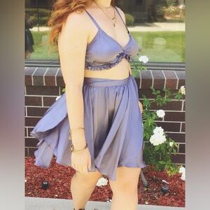 Free People Elegant Gray Women's Dress